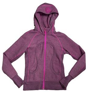 Lululemon Scuba Hoodie‎ WMNS 6 Jacket Heathered Dusty Rose Pink